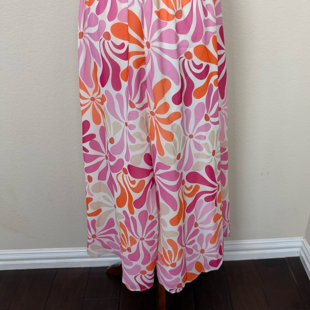 Hutch Fit and‎ Flare Sleeveless Floral Midi Dress - Picture 8 of 10